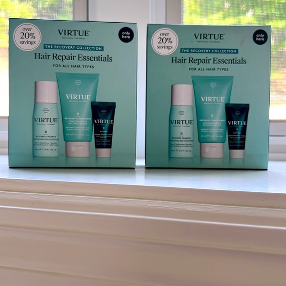 2 Brand New In Box Virtue Hair Recovery Travel Sets - Picture 1 of 12
